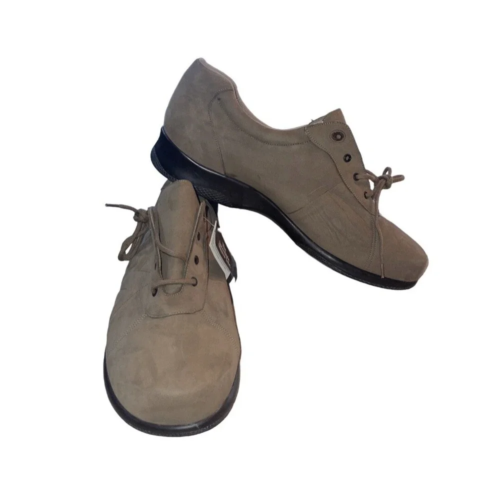 Munro Park Birch Leather Nubuck Walking Casual Shoes Men's Sz 12 WW Suede